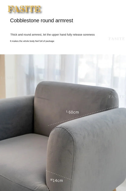 Modern Luxury Lazy Living Room Sofa Tatami Nursing Chair Single Simple Dormitory Sofa Bedroom Office  Home Furniture