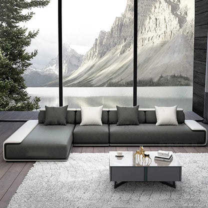 Nordic Living Room Sofas Recliner Minimalist Apartment Straight Sofas Fabric Comfortable Divani Da Soggiorno Home Furniture
