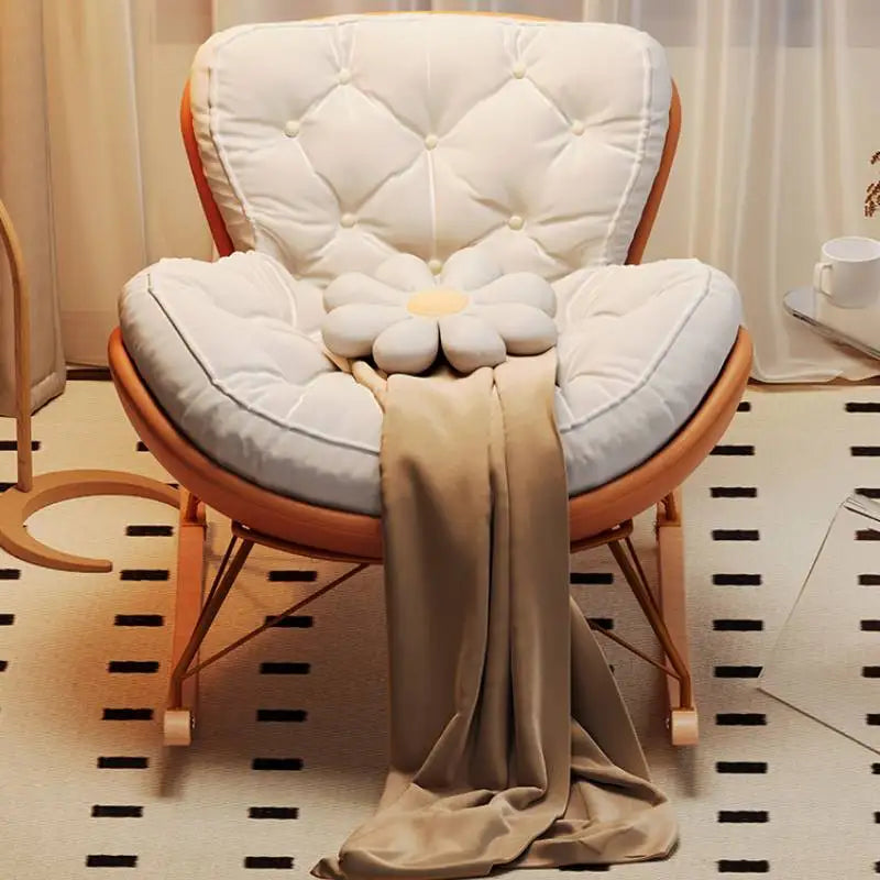 Luxury Modern Nonslip Chair Home Salon Nordic Rocking Living Room Chairs Recliner Bedroom Reading Fotele Do Salonu Decorative