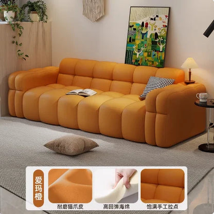 Apartment Lounge Sofas Comfortable Minimalist Large Soft Sofa Floor Apartment Romantic Elegant Ergonomic Divano Trendy Furniture