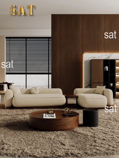 #Modern Modular Sectional Sofa for Living Room Cloud Soft Fabric Comfy Sleeper Couch Customizable Home Furniture