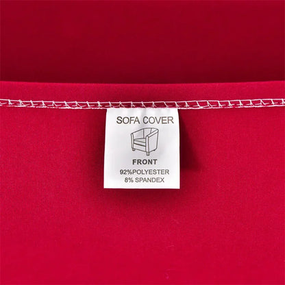 Elastic Club Chair Covers Solid Color Bath Tub Sofa Covers Single Cafe Bar Armchairs Slipcovers with Seat Cushion Cover Home