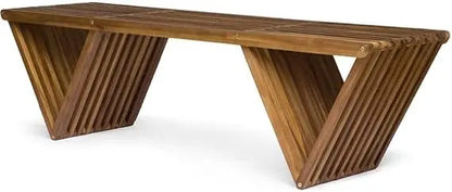 Christopher Knight Home Esme Banc d'extérieur en bois d'acacia, finition teck