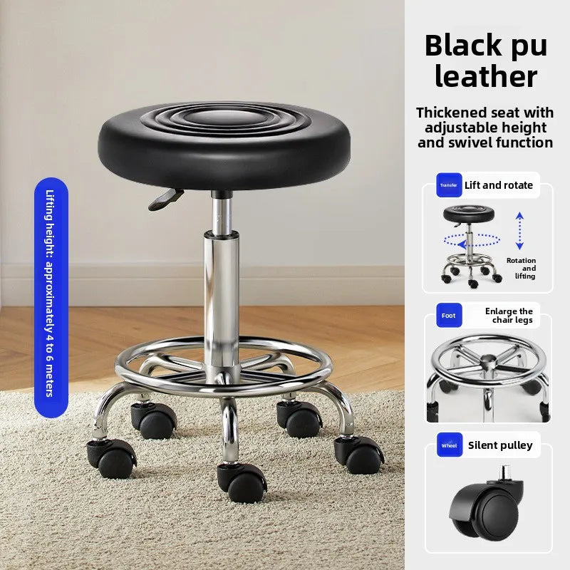 New Bar Chair Laboratory Special Beauty Nail Stool Lifting High Stool Work Stool