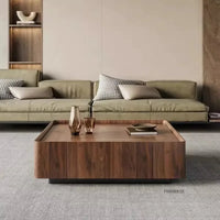 Nordic Solid Wood Coffee Tables Modern Coffee Tables for Living Room Furniture Design Sofa Side Tea Tables Organizer Drawers