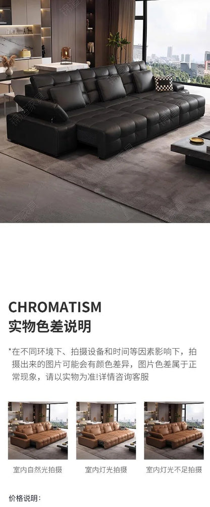 Extendable Modern Electric Recliner Sofa Nordic Designer Electric Recliner Sofa Oversized Lazy Bankstel Woonkamer Furniture