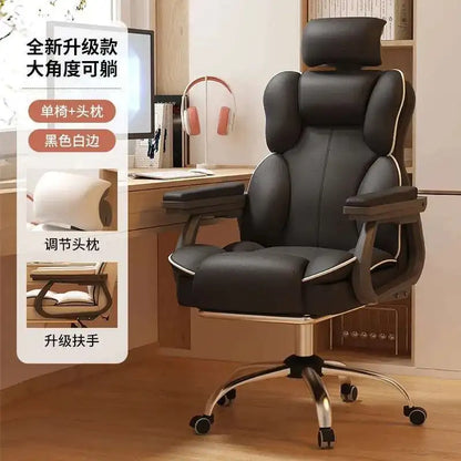 Recliner Computer Chair Ergonomic Work High Back Office Lazy Comfortable Accent Chair Kneeling Cadeira De Escritorio Furniture