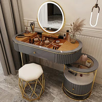 Luxury Charm Dressing Table Luxury Nordic Salon Drawer Nordic Dressing Table Mirror Chair Storage Coiffeuse Furniture Makeup