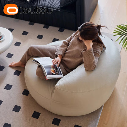 OTAUTAU Faux Leather Bean Bag Cover SF511【No Filler Inside! You Need To Buy Filler By Yourself !】