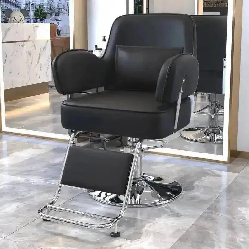 Barber Cutting Chairs Salon Nordic Hair Special Modern Style Barber Chairs Liftable Hairdressing Muebles Commercial Furniture WZ