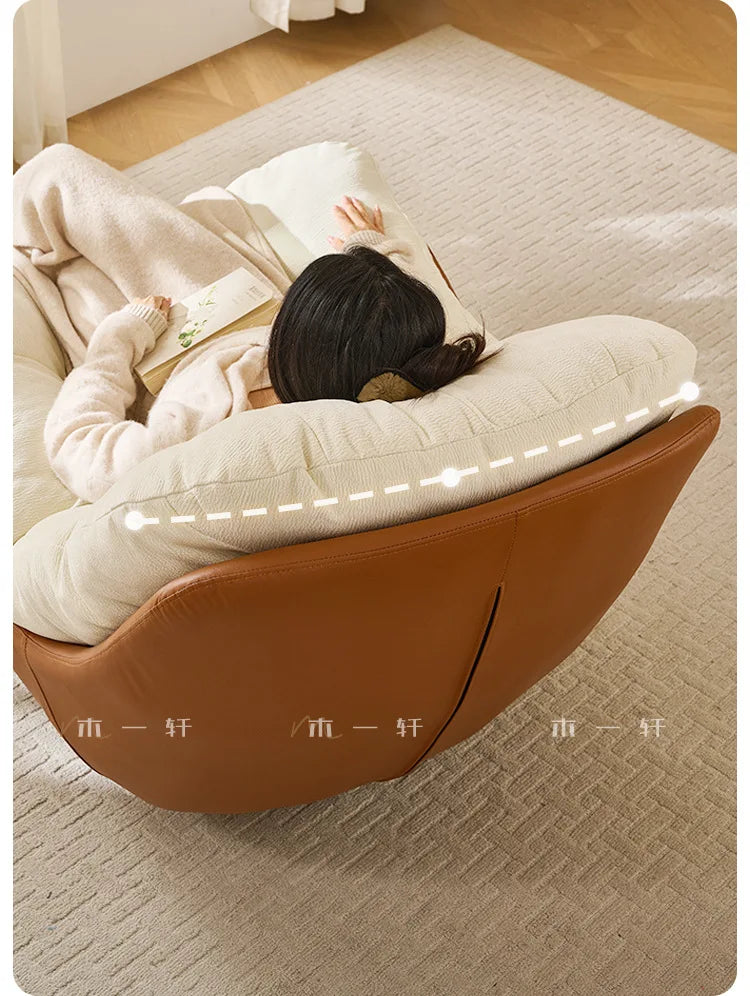 Medieval Style Rotating Nest Chair for Living Room Balcony Home Decor Luxury Fabric Lazy Leisure Single Sofa Chair