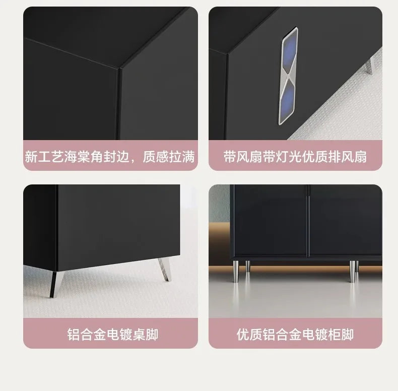 Simple and light luxury office desk and chair combination President's table Manager table Large desk office