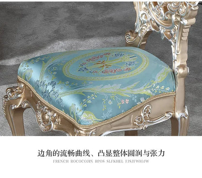 ssK178 A55 Palace French Rococo dining table and chair combination 1.9M European-style villa classical dining table luxury custo
