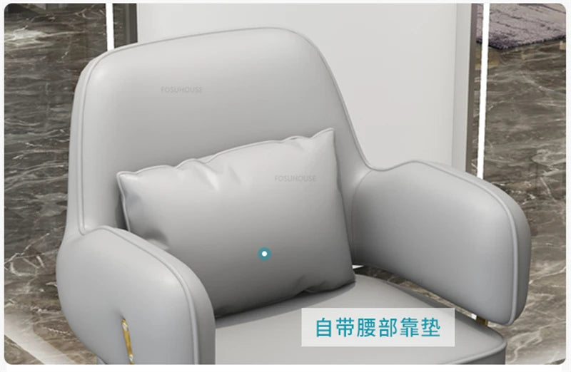 Light Luxury Barber Chairs Hair Salon Special Liftable Barber Chair European Simple Salon Furniture Hairdressing Salon Chairs Y