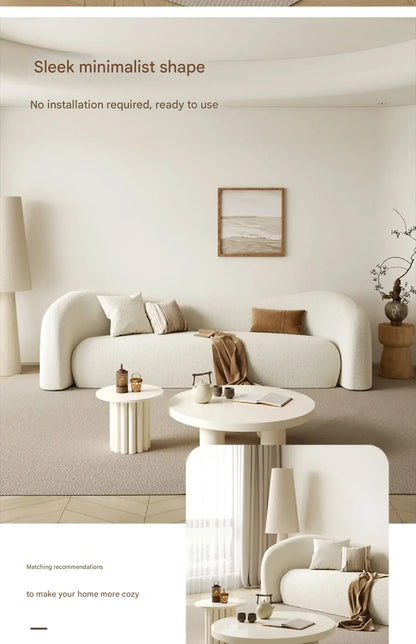 nordic living room Sofas minimalist lazy luxury europe Sofas family white salas y sofas muebles elegantes modernos Furniture