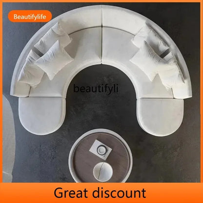 A029   Semicircular curved sofa Special-shaped designer's office Beauty salon Hotel lobby rest area Reception and negotiation