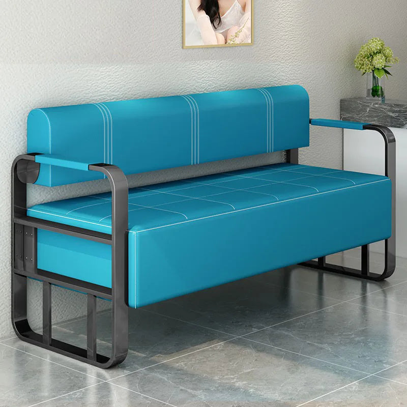 Steady Barber shop sofa chair reception room sitting area long sofa chair thickened equal sofa
