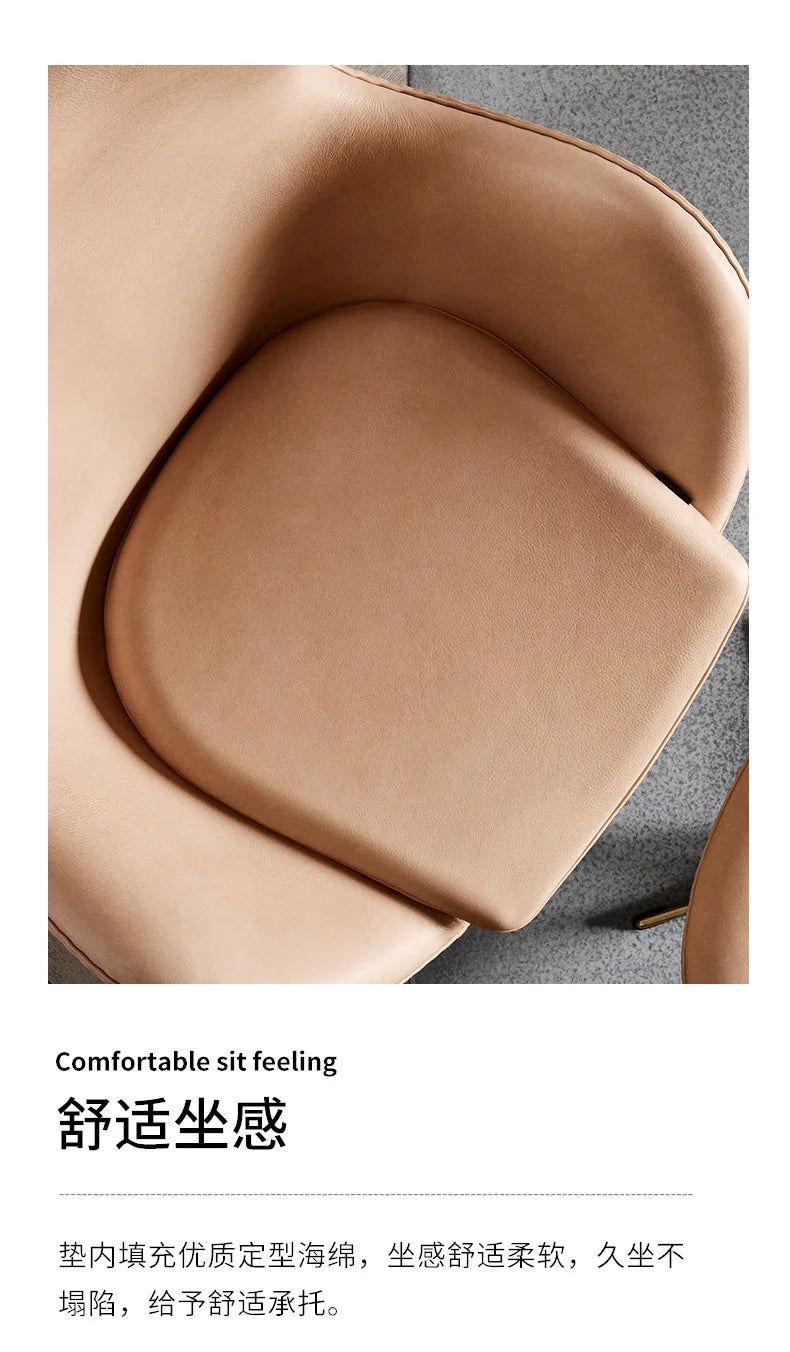 Single sofa swivel chair Nordic designer creative simple leisure swan chair