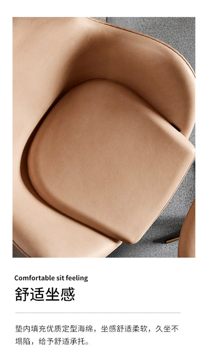 Single sofa swivel chair Nordic designer creative simple leisure swan chair