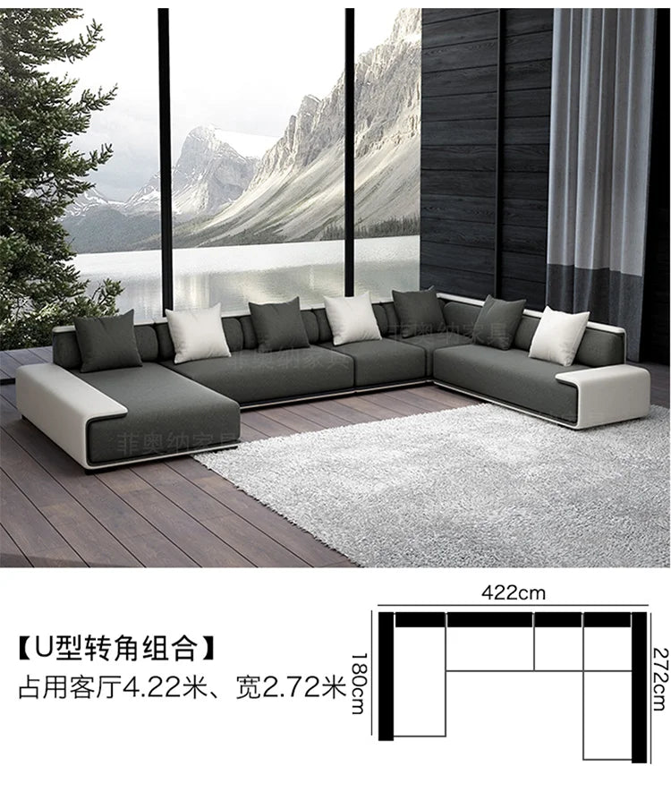 Nordic Living Room Sofas Recliner Minimalist Apartment Straight Sofas Fabric Comfortable Divani Da Soggiorno Home Furniture
