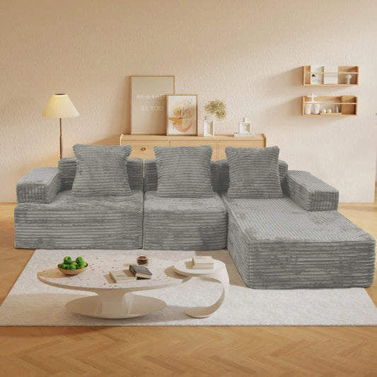 Convertible Modular Sectional Sofa Set Popular Compression Sofa