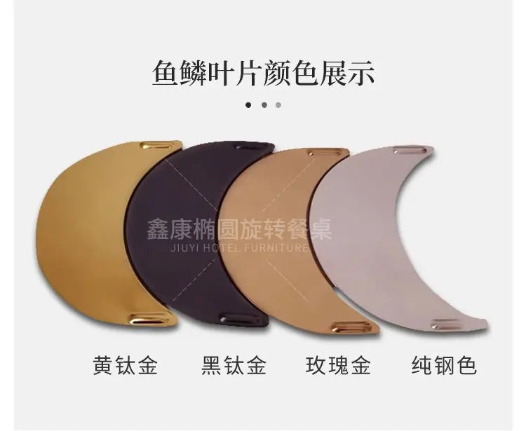 Rectangle electric vegetable turntable Oval stainless steel conveyor belt home dining table Automatic rotary display turntable