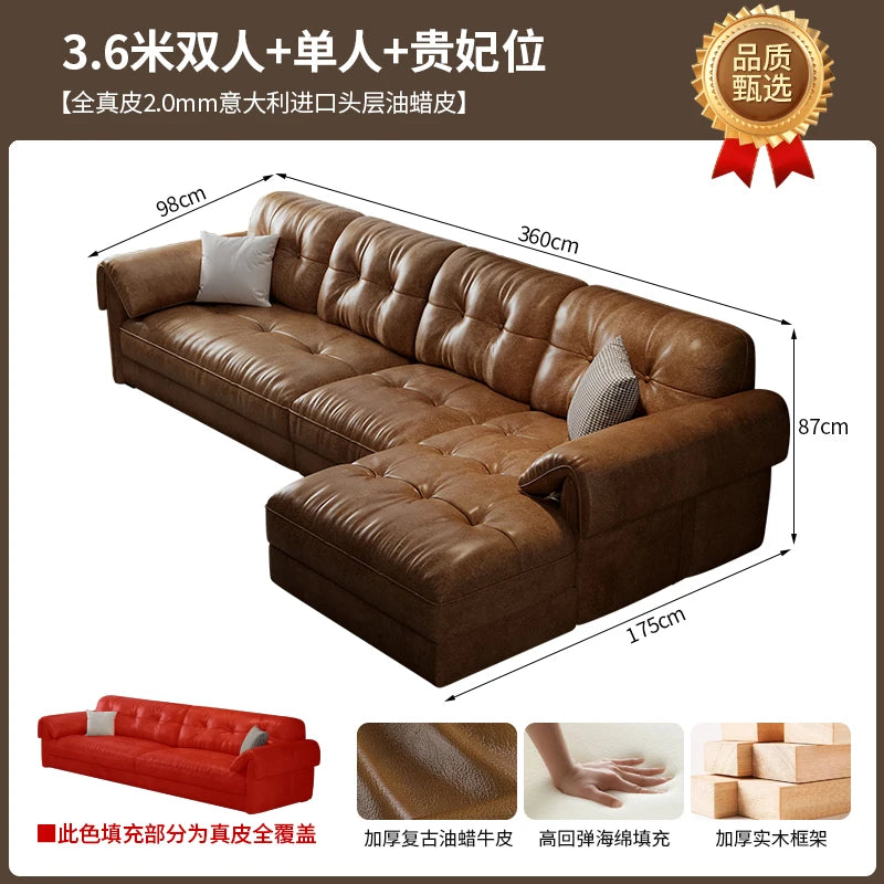 Leather Corner Living Room Sofas Armchair Minimalist Lazy Lounge Living Room Sofas Hallway Designer Muebles Postmodern Furniture