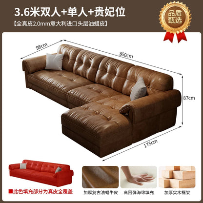 Leather Corner Living Room Sofas Armchair Minimalist Lazy Lounge Living Room Sofas Hallway Designer Muebles Postmodern Furniture