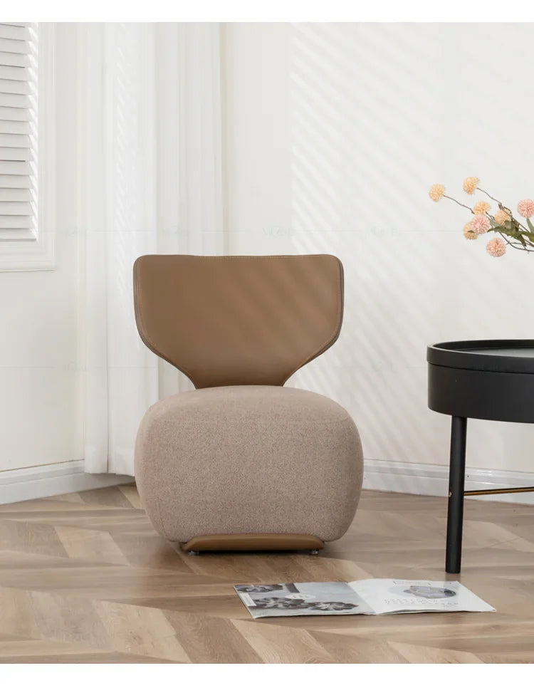 Luxury Fabric Living Room Chair Coffee Shop Living Room Lounges Chair Bedroom Sofa Furniture Low Stool Balcony Leisure Chair t