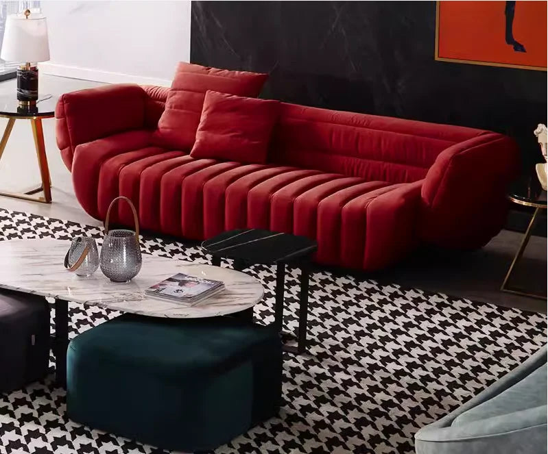 Minimalist Yellow Living Room Sofas Velvet Classic Soft Lounge Living Living Room Sofas Togo Soft Muebles De Sala Furniture Home