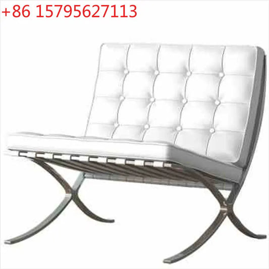 Retro leather modern simple living room casual single sofa chair
