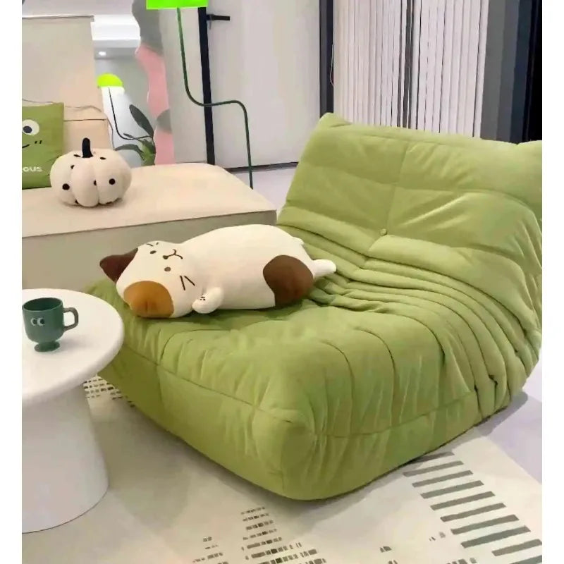 Modern Lounge Chair Accent Armchair Upholstered Reading Club Chair Ergonomic Single Sofa Seat for Living Room Bedroom Office