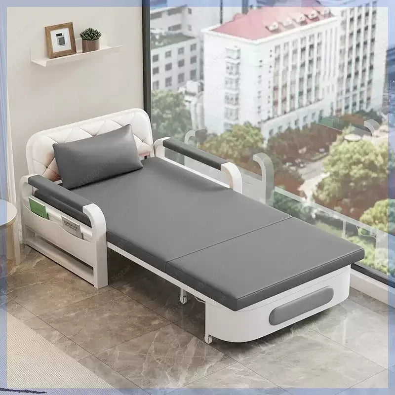 Multi-Functional Sofa Bed, Foldable Convertible Couch for Small Spaces, Modern Futon for Living Room, Balcony, Apartment