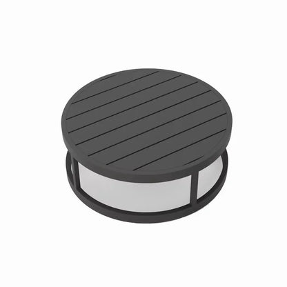 Nordic outdoor sofa coffee table combination simple leisure sales office outdoor courtyard waterproof and sunscreen circular arc