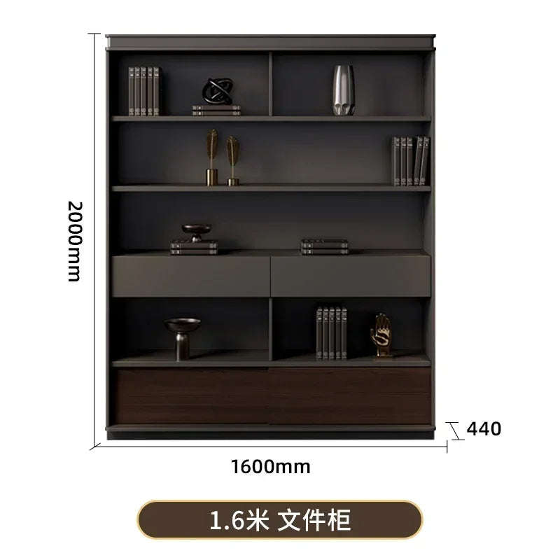 Filing Cabinet Luxury Large Computer Tables Modern Minimalist Executive Manager President Table Office Combination Furniture