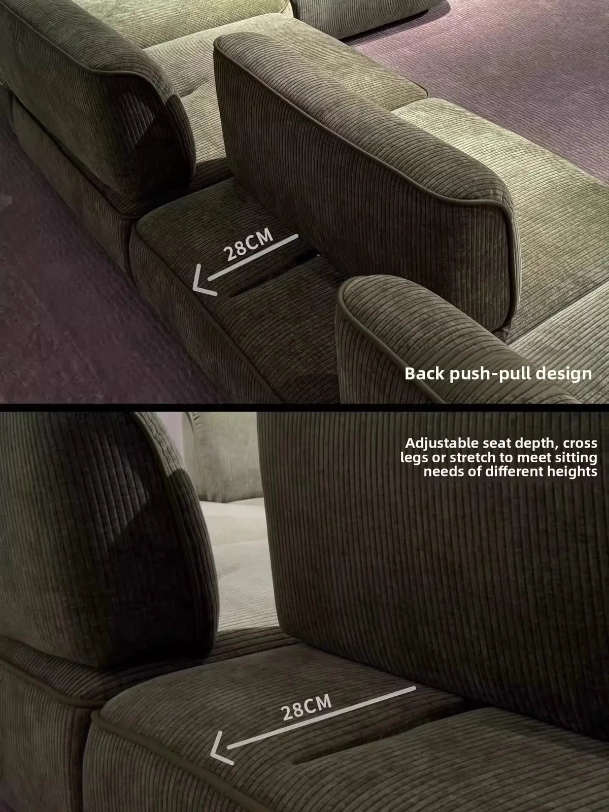 Snail sofa Milan Italian minimalist curved backrest adjustable modern simple wind sofa living room villa sofa