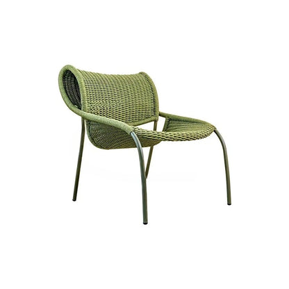 Villa Hotel Outdoor Garden Single Rattan Chair Nordic Home Aluminum Alloy Table and Chair Set Leisure Rope Garden Furniture Sets