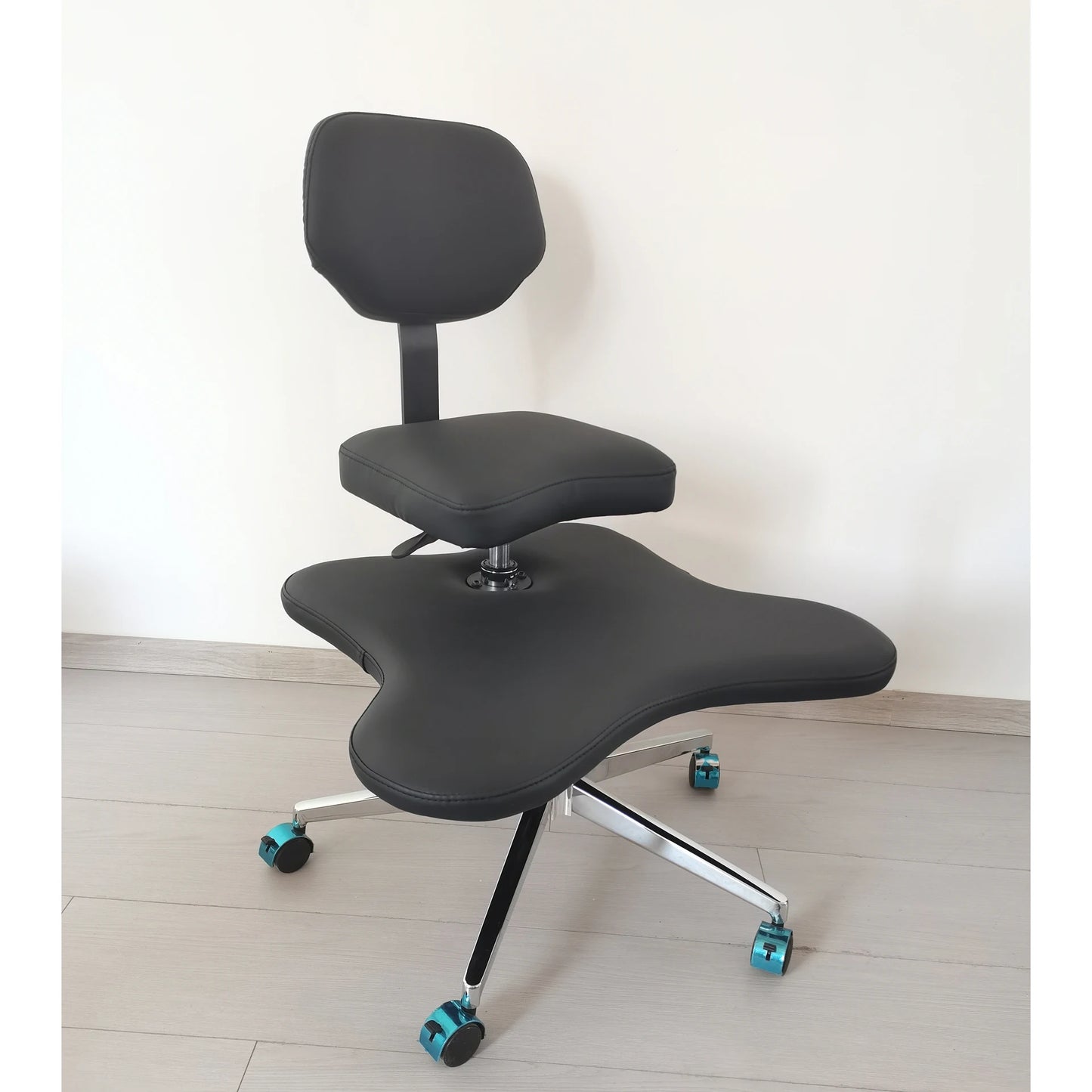 Cross Legged Chair - Meditation Chair With Wheels  ADHD Chair Height Adjustable Seat  Adjustable Footstool