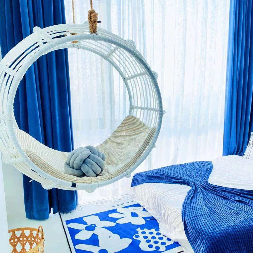 Interior and exterior swings for household balcony hammock outdoor imitation rattan chair round cradle chair hanging chair