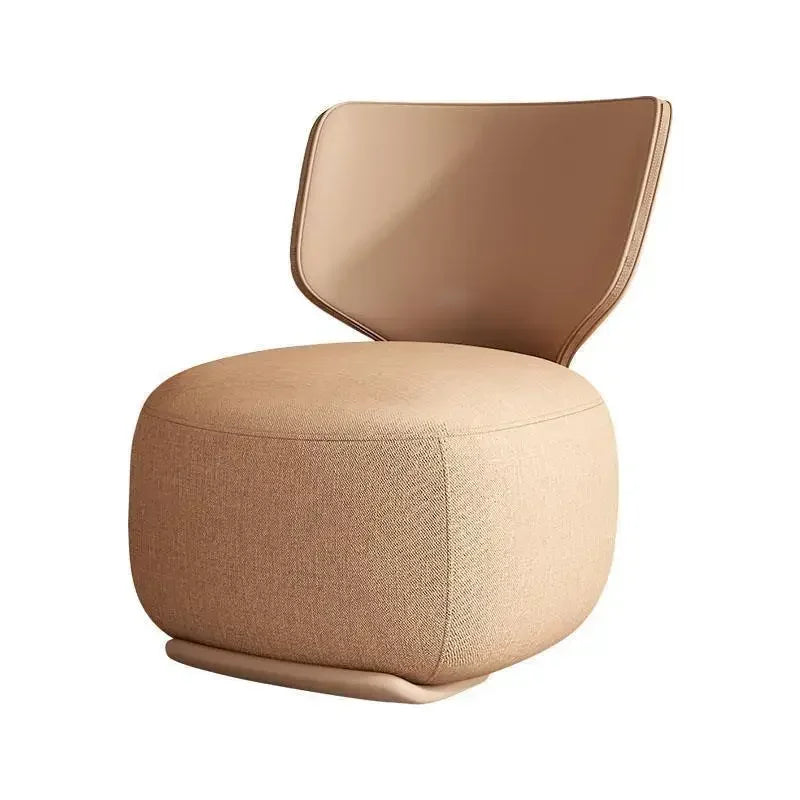 NewLog Light Luxury First Class Cabin Lounge Sofa Chair Nordic Living Room Fabric Low Stool Balcony Leisure Armchair