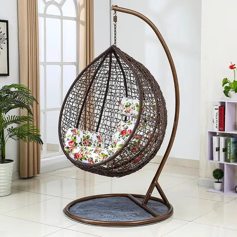 New Style Patio Swings Indoor Hanging Swing Chair Outdoor Furniture Bedroom Garden Nest Egg Chair Customized