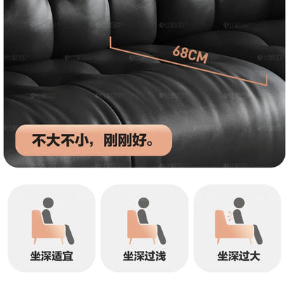 Lazy Black Modern Sofas Luxury Relax Style Puffs Living Room Sofa Recliner Choice Italiano Divano Soggiorno Home Furniture