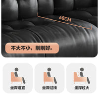 Lazy Black Modern Sofas Luxury Relax Style Puffs Living Room Sofa Recliner Choice Italiano Divano Soggiorno Home Furniture