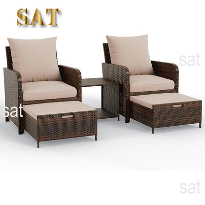 Hot SalesDygj Modern Design Outdoor Patio Furniture Durable & Comfortable Wicker Rattan Sofa Set & Garden Chair For Courtyard &