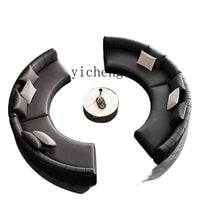 lobby curved sofa light luxury sales office negotiation beauty salon club reception lounge area sofa combination