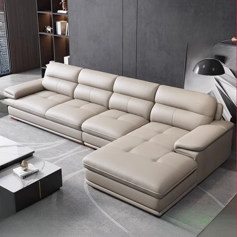 Real Minimalist Living Room Sofas Classic Sleeping Modern Lounge Sofa Leather Luxury Soft Couch Wohnzimmer Furniture For Home
