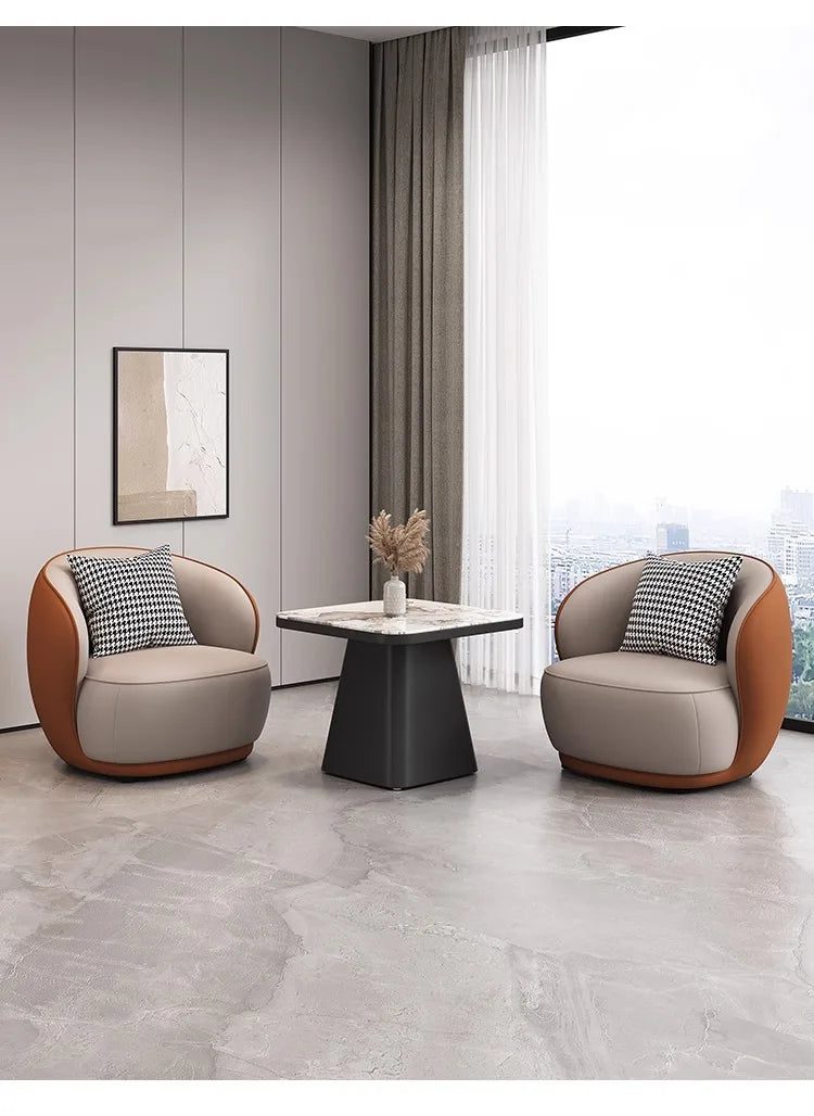 Negotiation table and chair combination lounge area light luxury modern lounge area reception table negotiation table sales