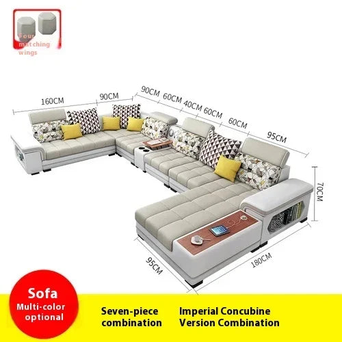Modern Minimalist Adults Sofa Nordic Style Floor Ergonomic Living Room Sofa Canape Chaise Comfort Canape Salon Home Furniture