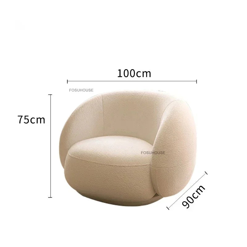 Creative Fabric Cashew Lazy Sofa Nordic Curved Living Room Sofas Home Living Room Furniture Reception Lounge Area Back Sofa Bed