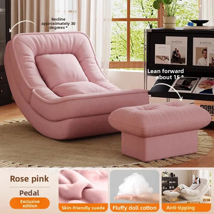 Moon Kennel Rocking Chair Reclining Chair Adults Sleeping Lazy Sofa Chair Balcony Home Lounge Chair